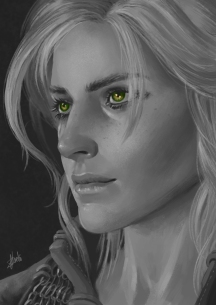 Study of Ciri from The Witcher 3